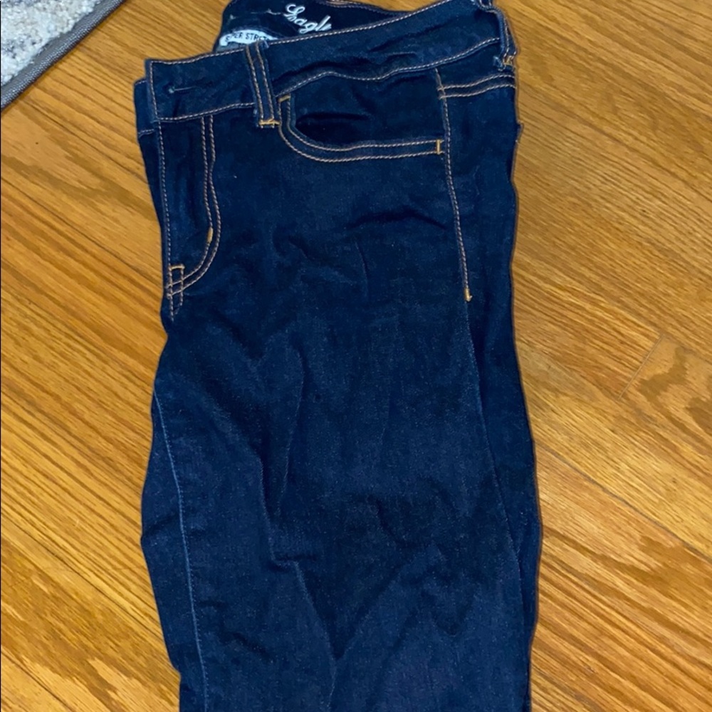 American eagle dark wash jegging